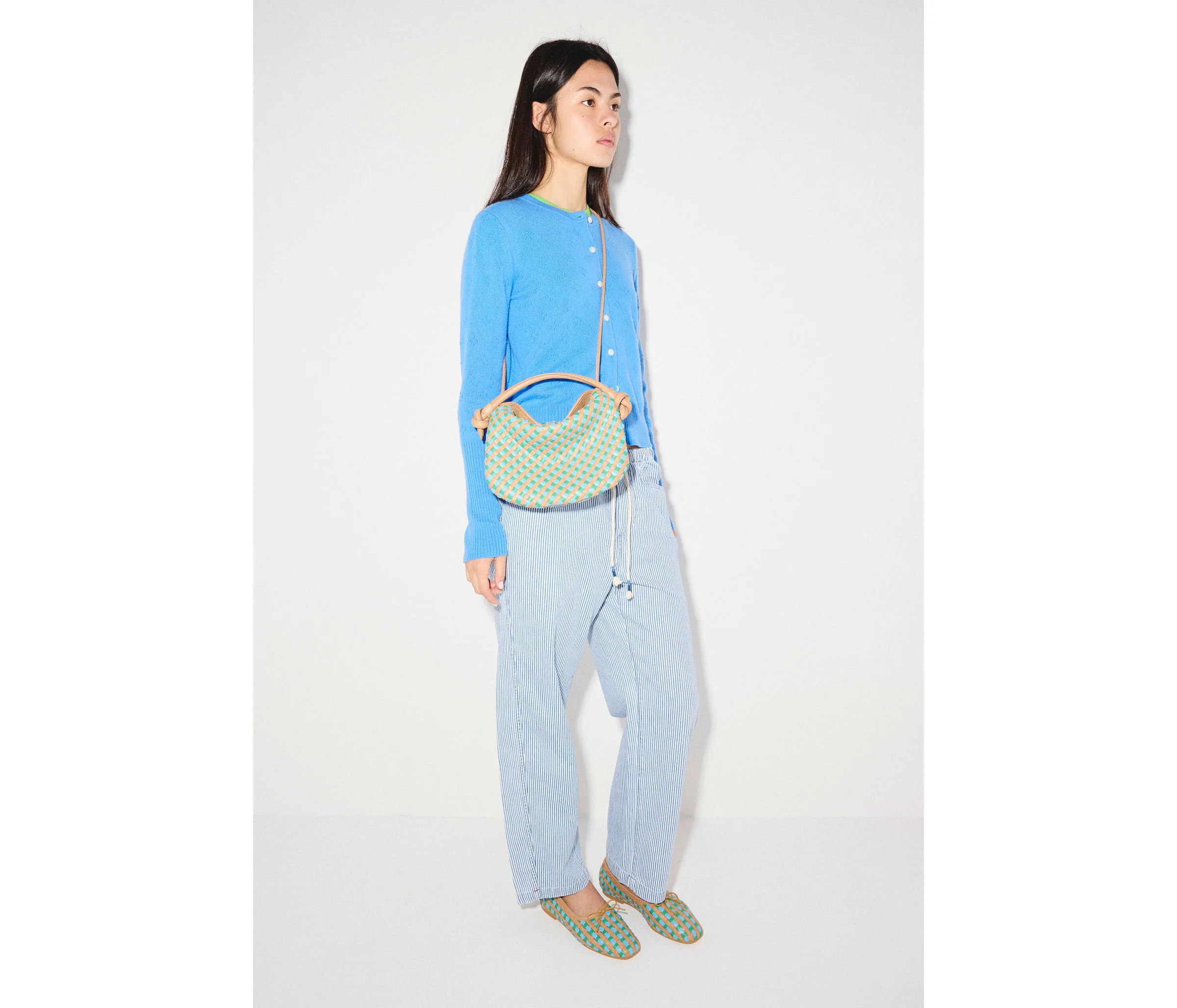 ELIS WOVEN LEATHER HANDBAG - Image 3