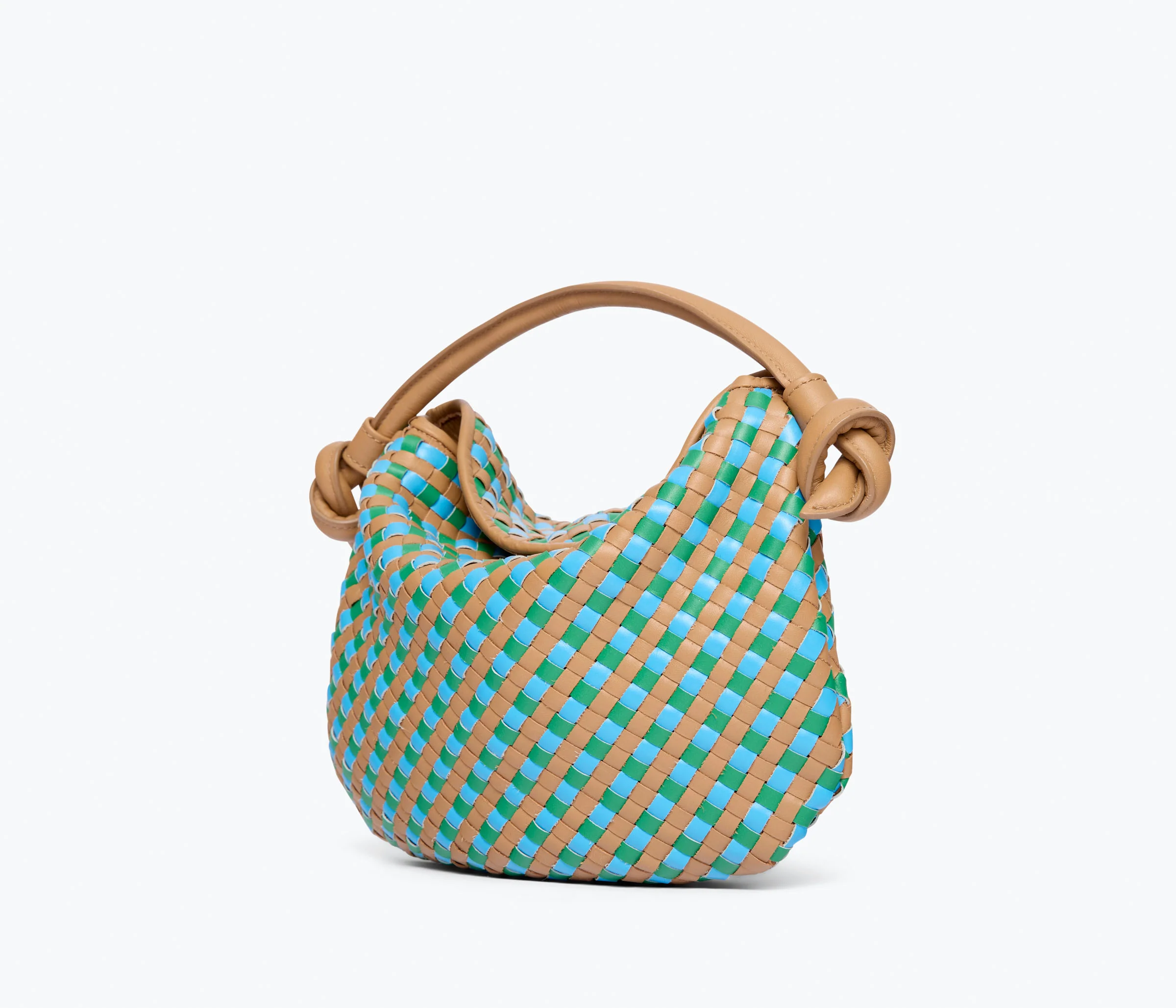 ELIS WOVEN LEATHER HANDBAG - Image 4