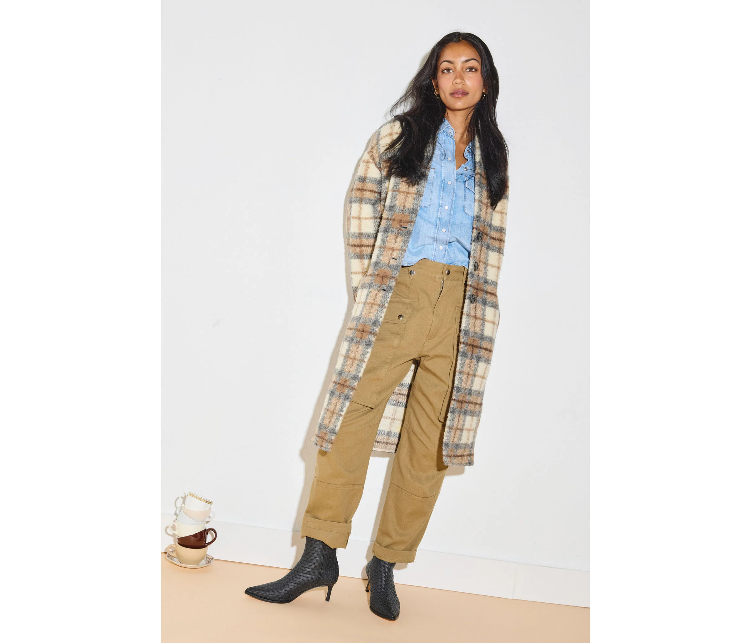 HEIDI WOVEN ANKLE BOOT - Image 6