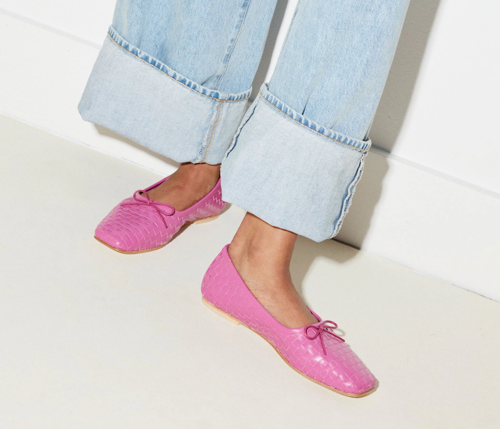 JADA SQUARE TOE BALLET FLAT - Image 2