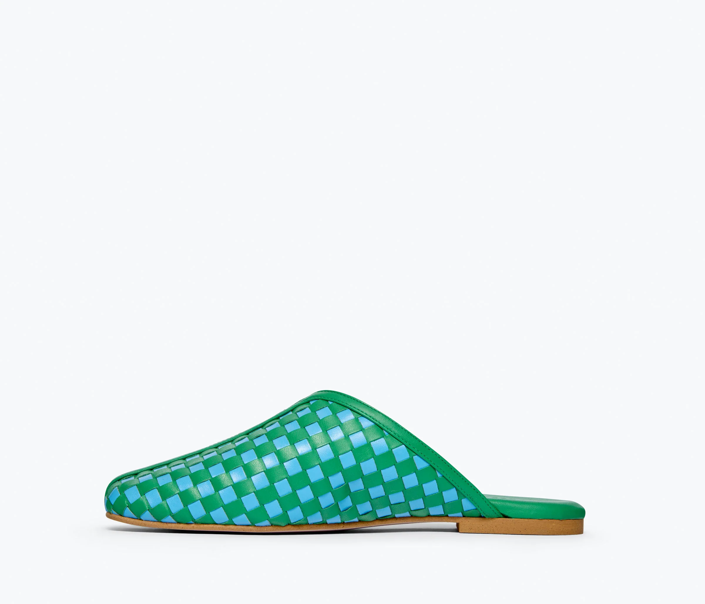 SAANVI WOVEN LEATHER SLIDE - Image 6