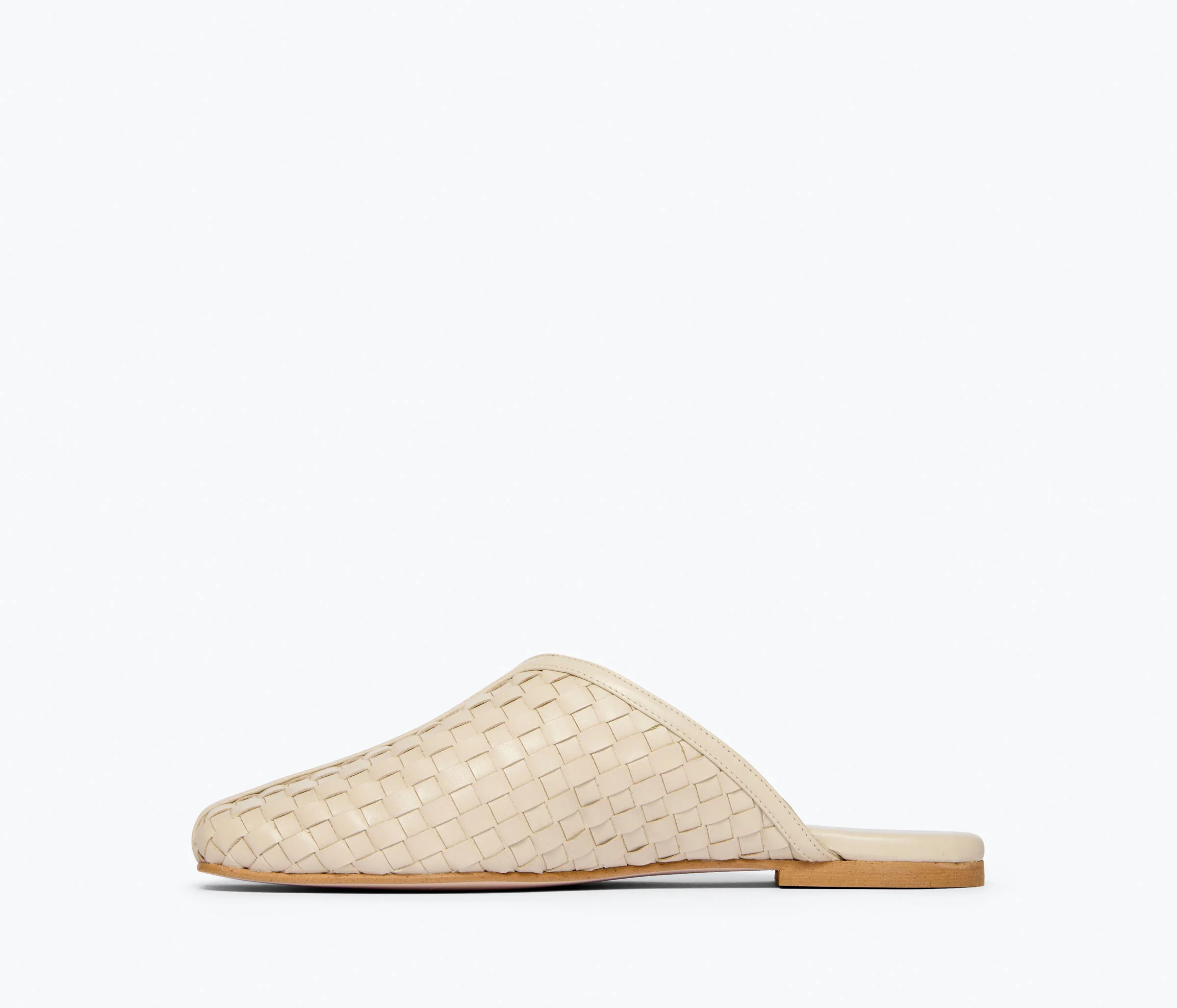 SAANVI WOVEN LEATHER SLIDE - Image 6