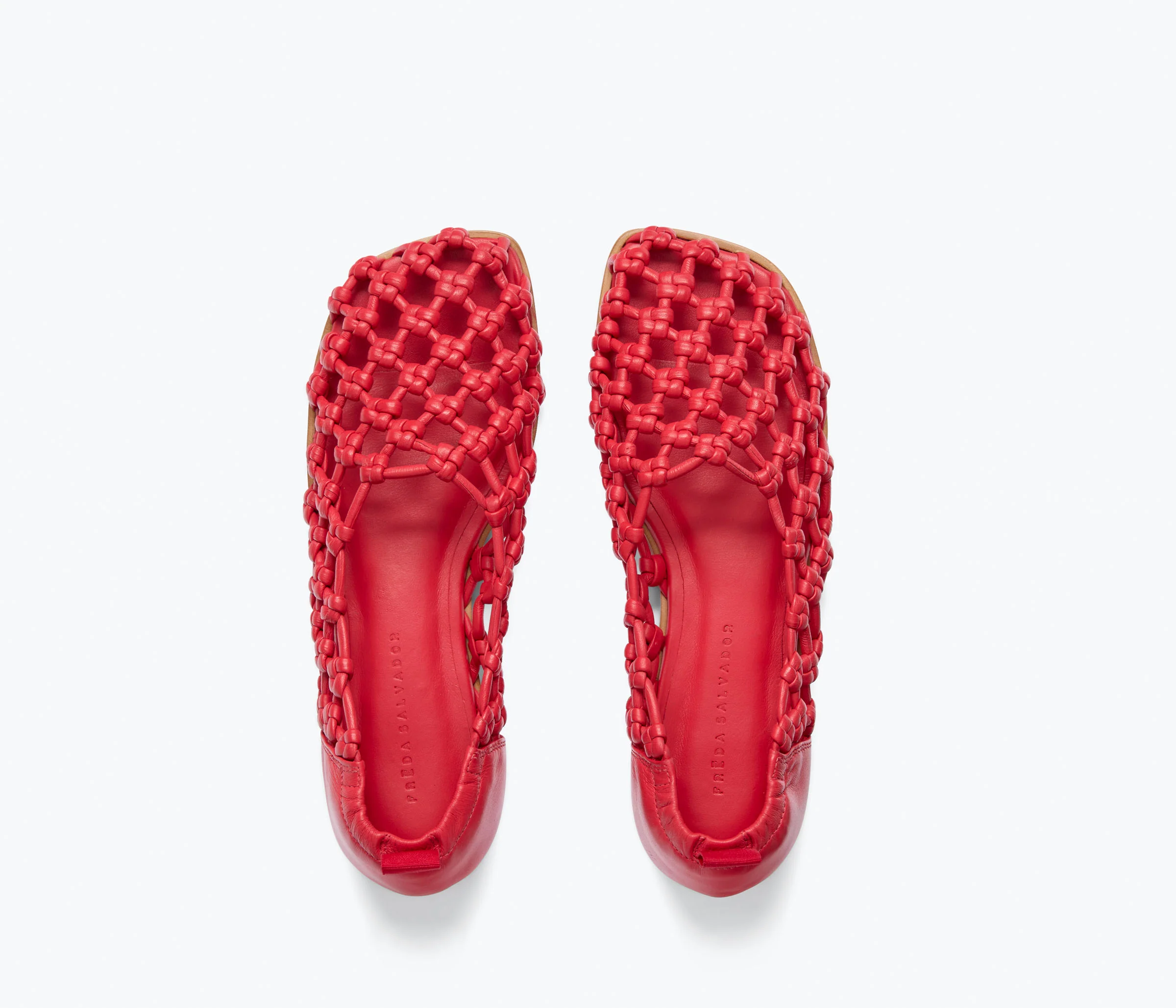 SALLY WOVEN LEATHER FLAT - Image 5