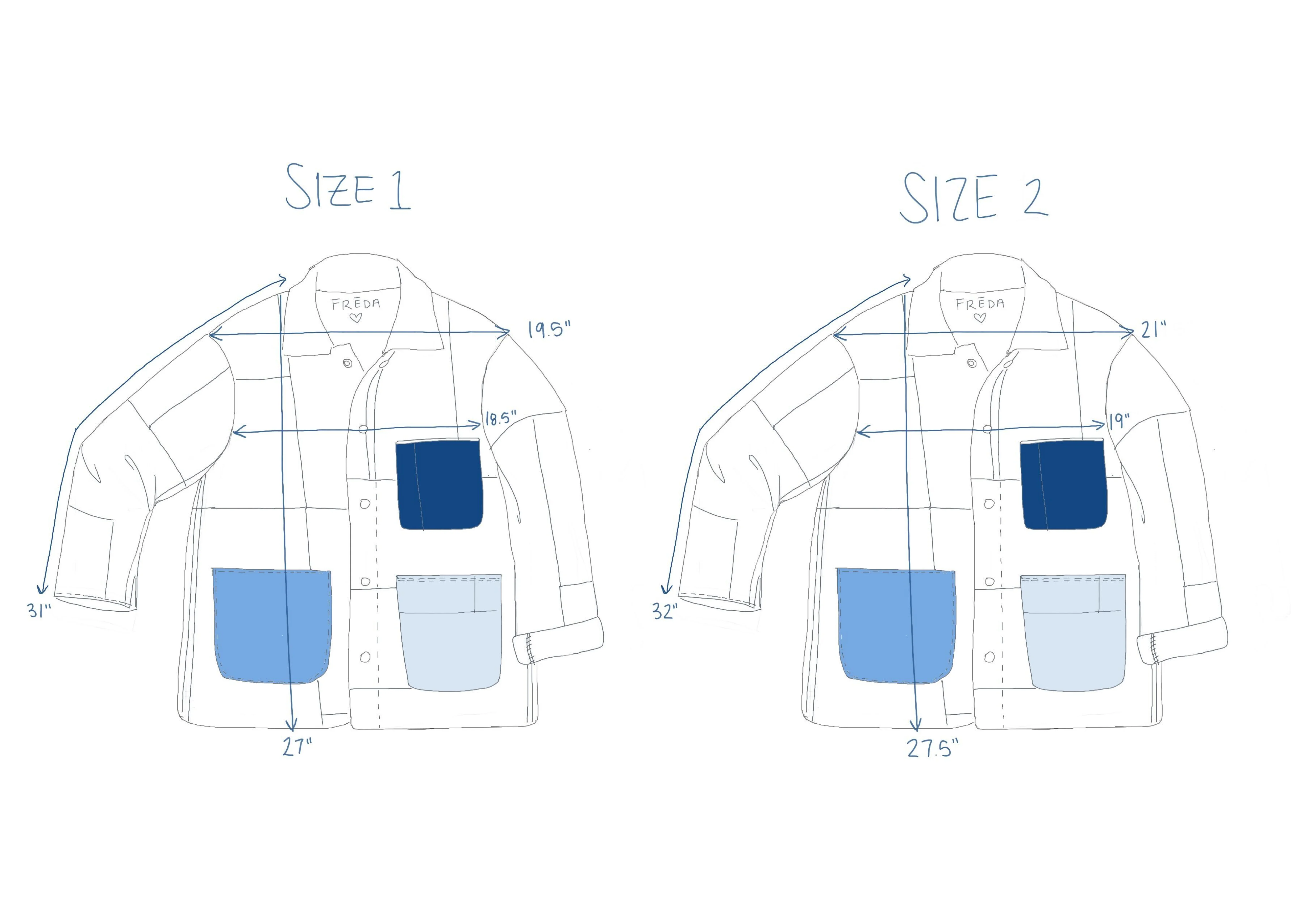 PATCHWORK DENIM CHORE COAT - Image 9